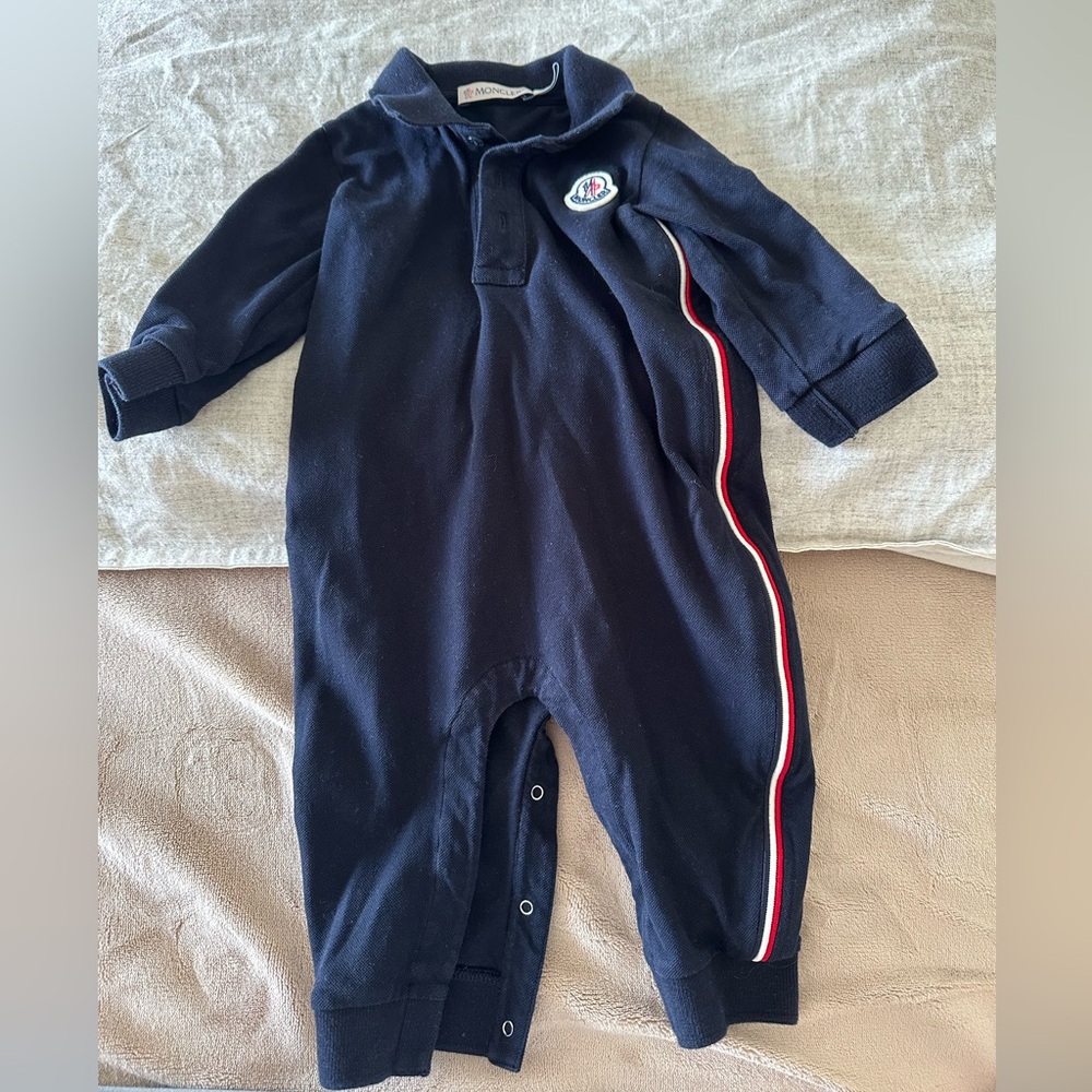 Moncler Midnight Blue Kids One Piece